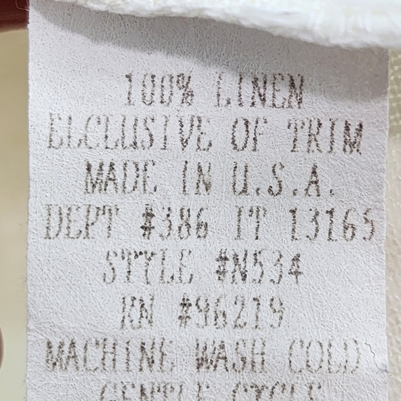 Willow Women's 100% Linen Short Sleeves Boxy Tee Lagenlook - S - Picture 6 of 6